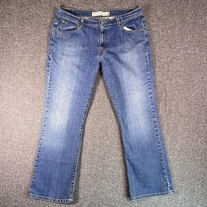 Vintage Y2K Levis 515 Jeans Womens 16M Blue Bootcut Medium Wash Stretch‎ Nouveau
